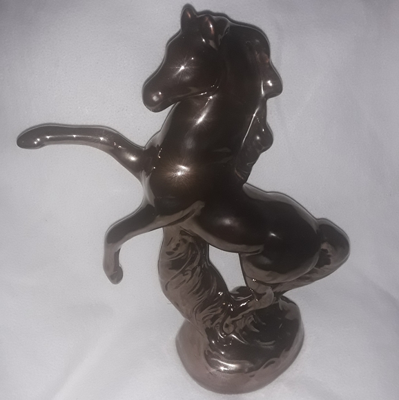 MCM Horse Rearing Up Bronze Glaze 18